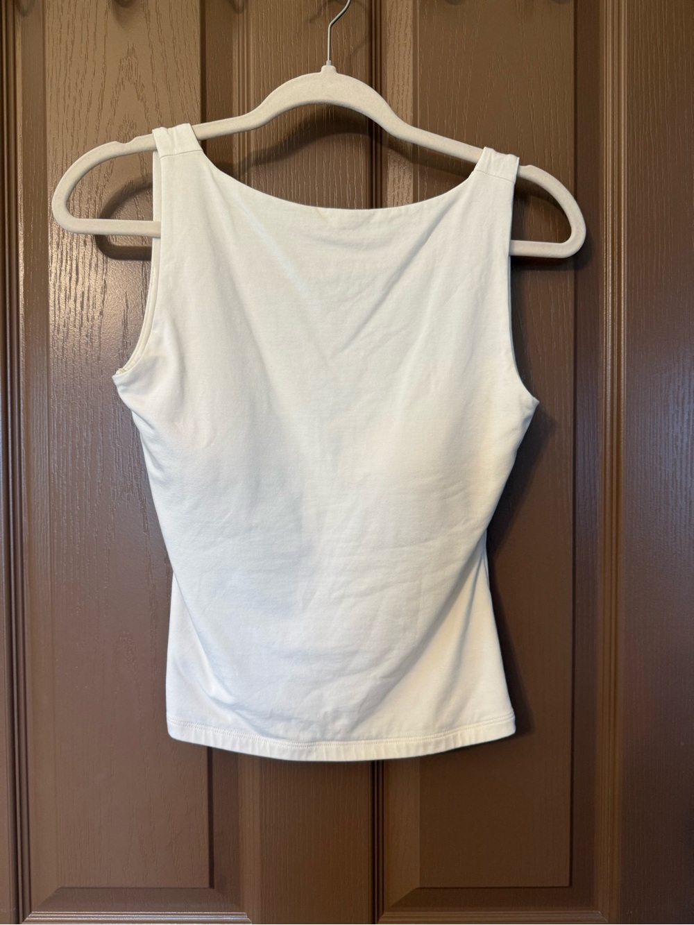 Abercrombie & Fitch Cream high Neck Tank
